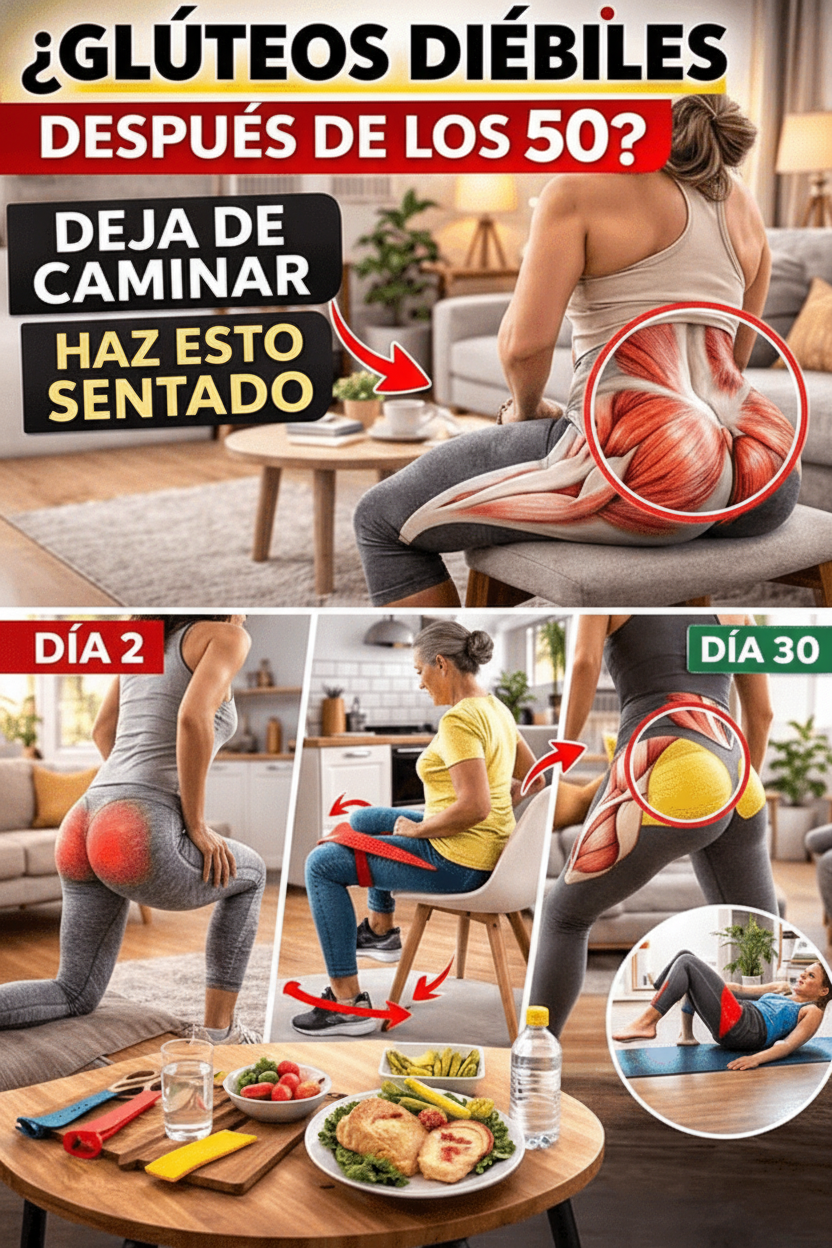 Glúteos Fuertes Después de los 60: 5 Ejercicios Esenciales Seguros y Sencillos para Impulsar tu Movilidad en Casa