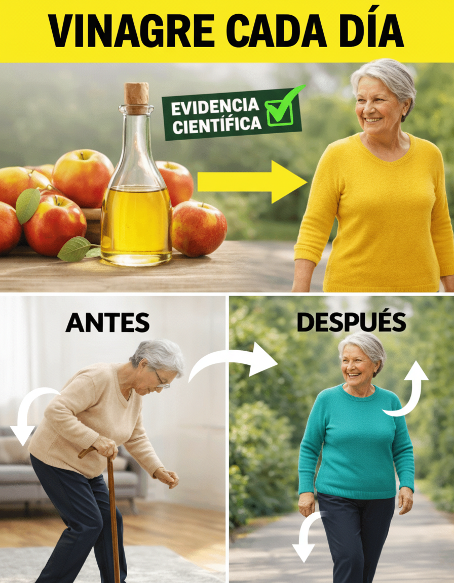 Vinagre de Manzana Después de los 60: El Secreto Ámbar para Recuperar la Ligereza y el Bienestar
