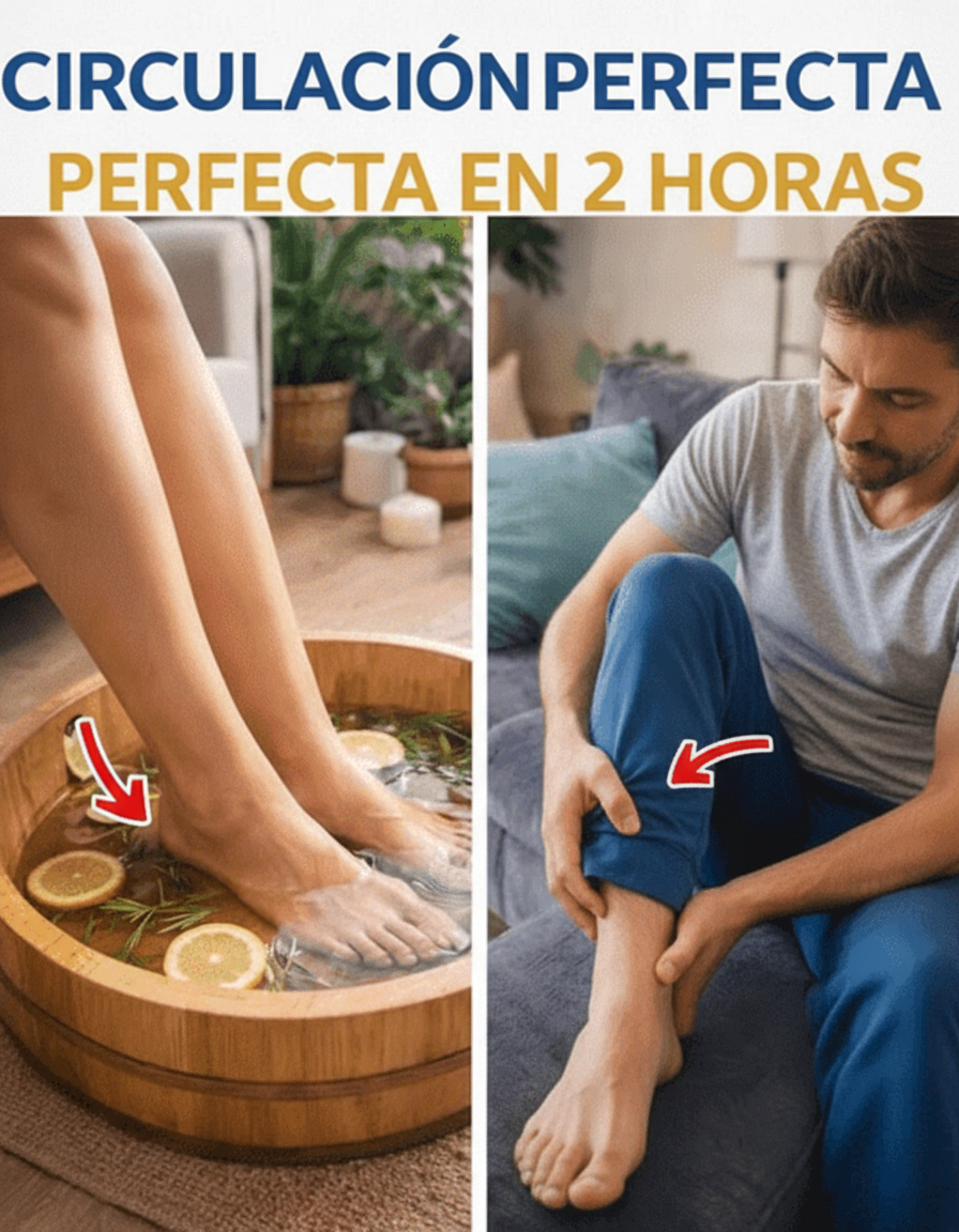 ¿Piernas Pesadas y Cansadas? Descubre el Ritual Simple de Agua Tibia y Limón para Mejorar tu Circulación