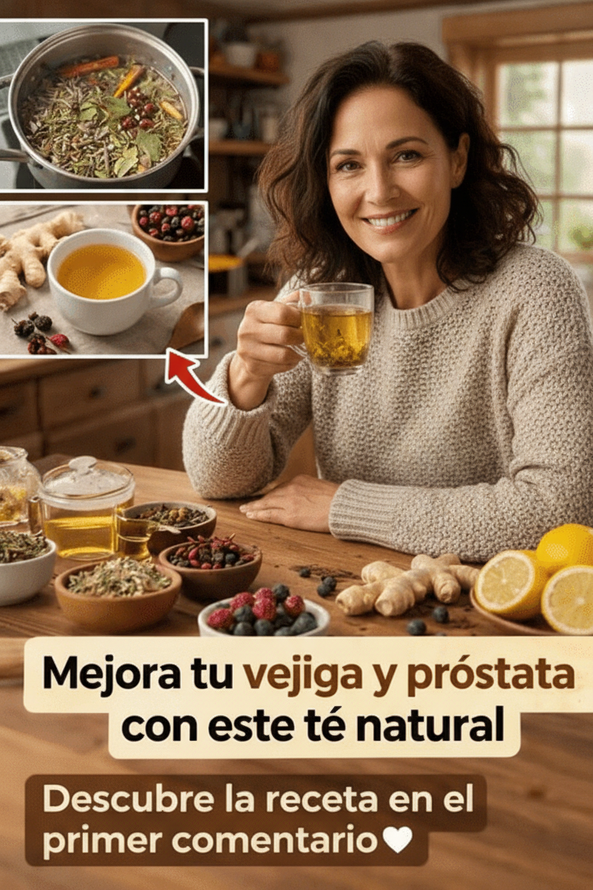 Apoya la Salud de Tu Vejiga y Próstata: Descubre la Infusión Natural Casera con Ingredientes Tradicionales