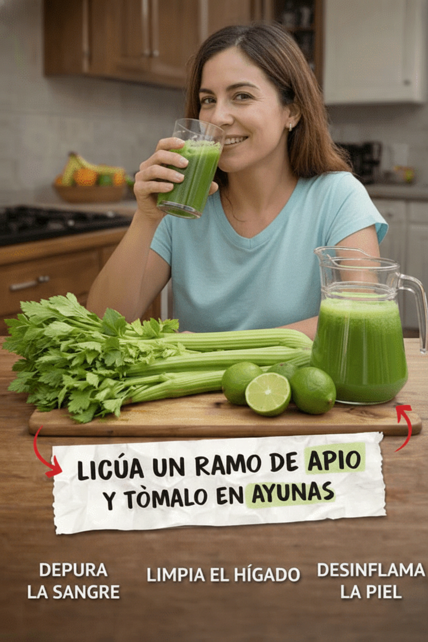 Jugo de Apio en Ayunas: El Secreto Simple para Revitalizar Tu Mañana y Mejorar Tu Bienestar