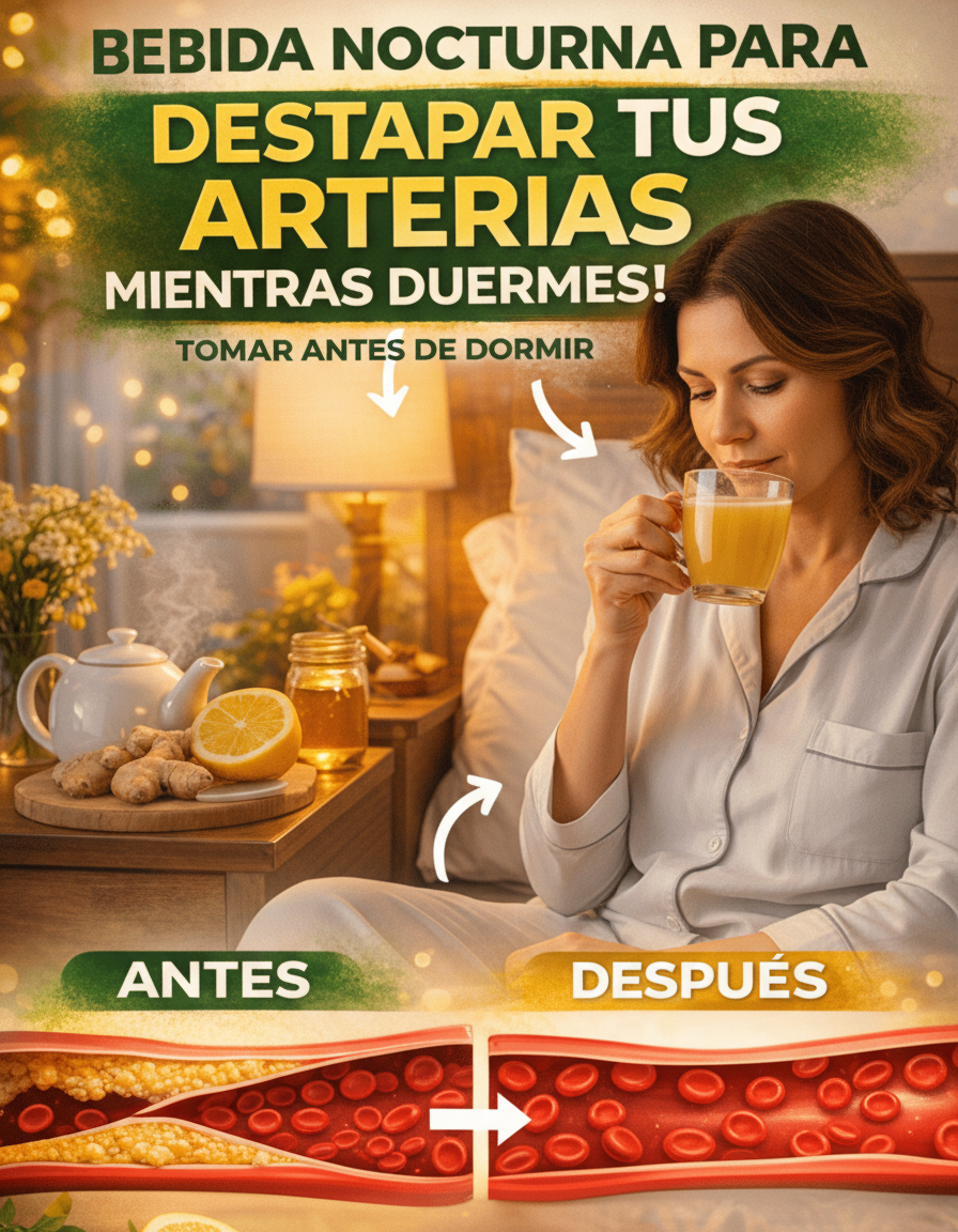El Secreto Nocturno para la Salud Arterial: Una Mezcla Natural que Actúa Mientras Duermes
