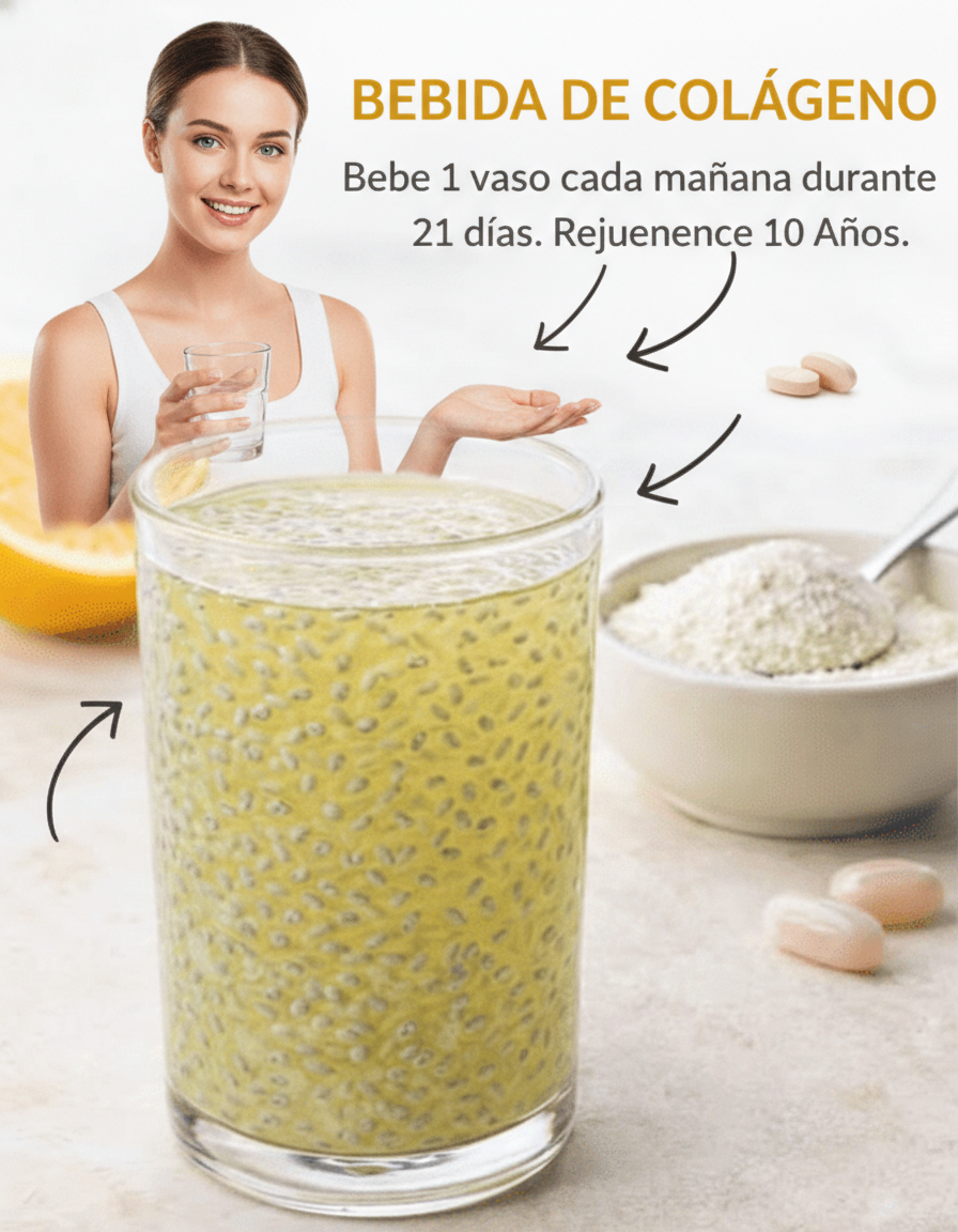 La Clave para Revitalizar tu Colágeno Después de los 30: Una Bebida Casera que Transforma tu Piel y Articulaciones