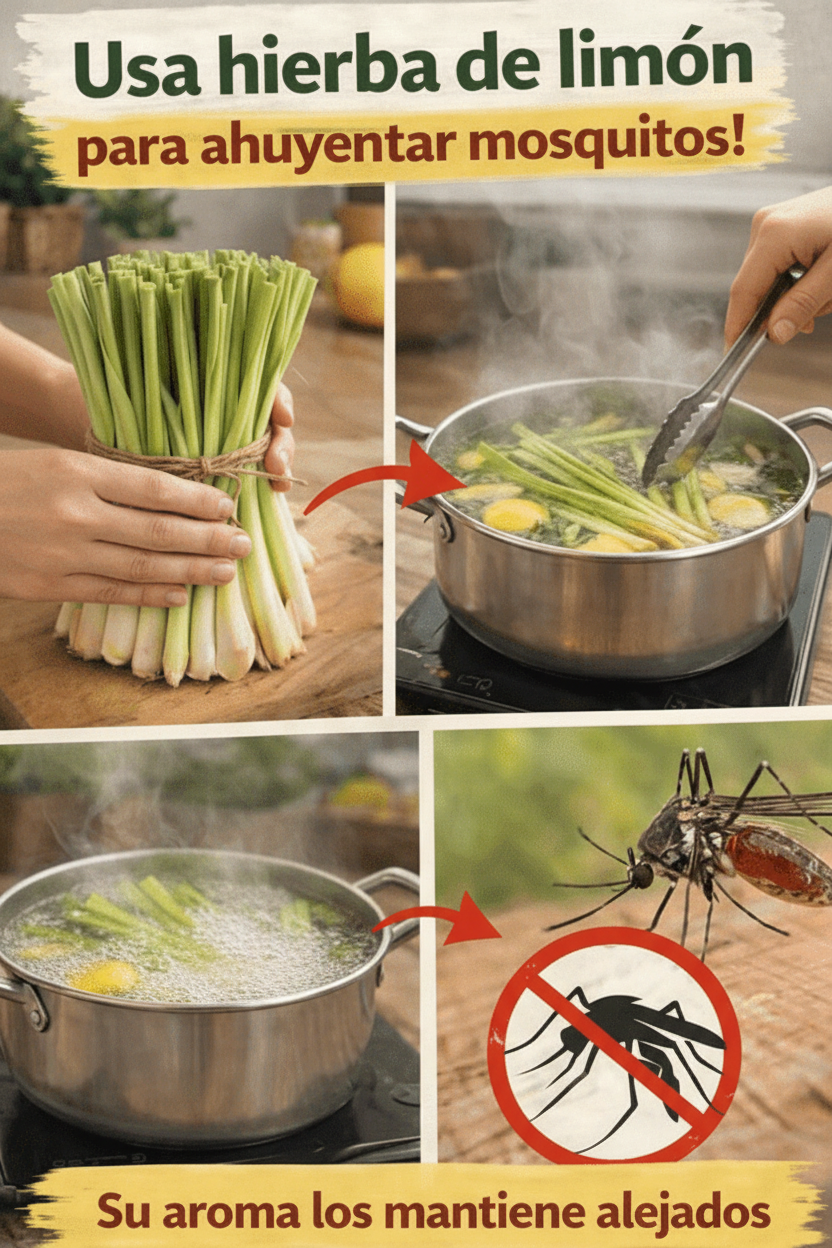 Mosquitos Fuera: Descubre el Poder de la Hierba de Limón como Repelente Natural en tu Hogar