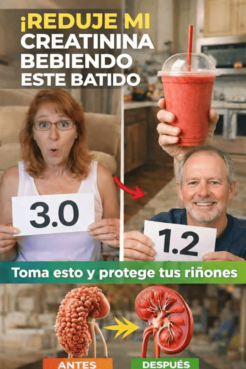 Batido Natural para la Salud Renal: Un Aliado Delicioso para Mantener Niveles Óptimos de Creatinina
