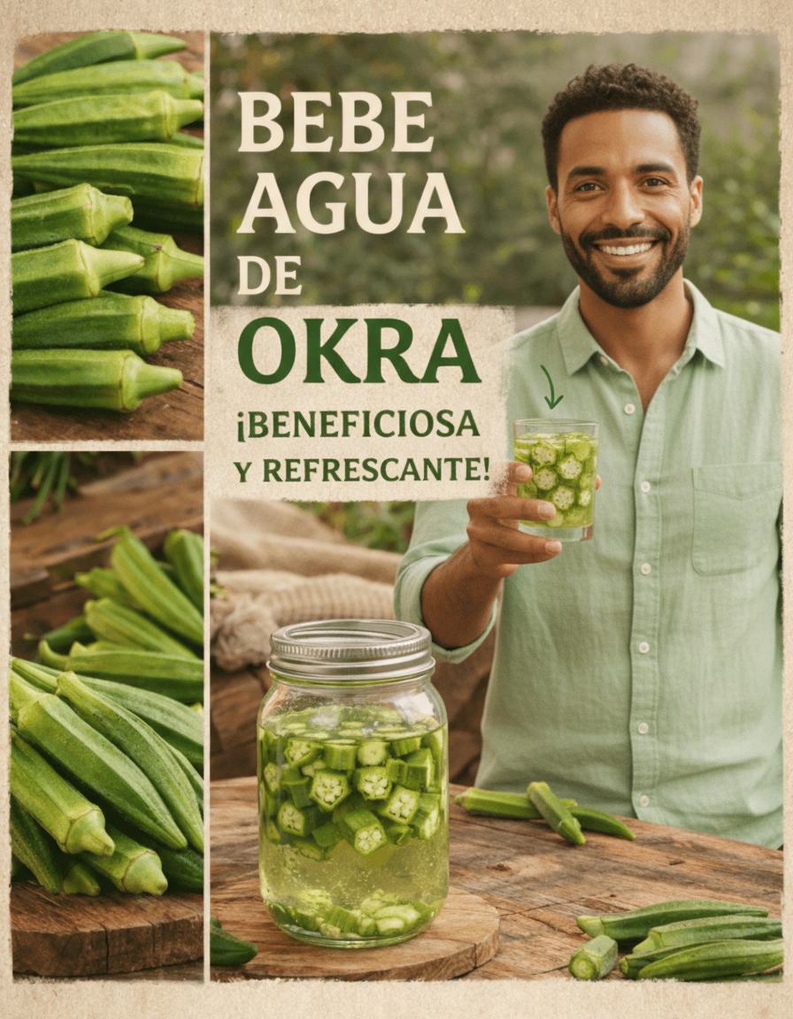Agua de Okra por la Mañana: El Antiguo Hábito que Vuelve para Revitalizar tu Bienestar