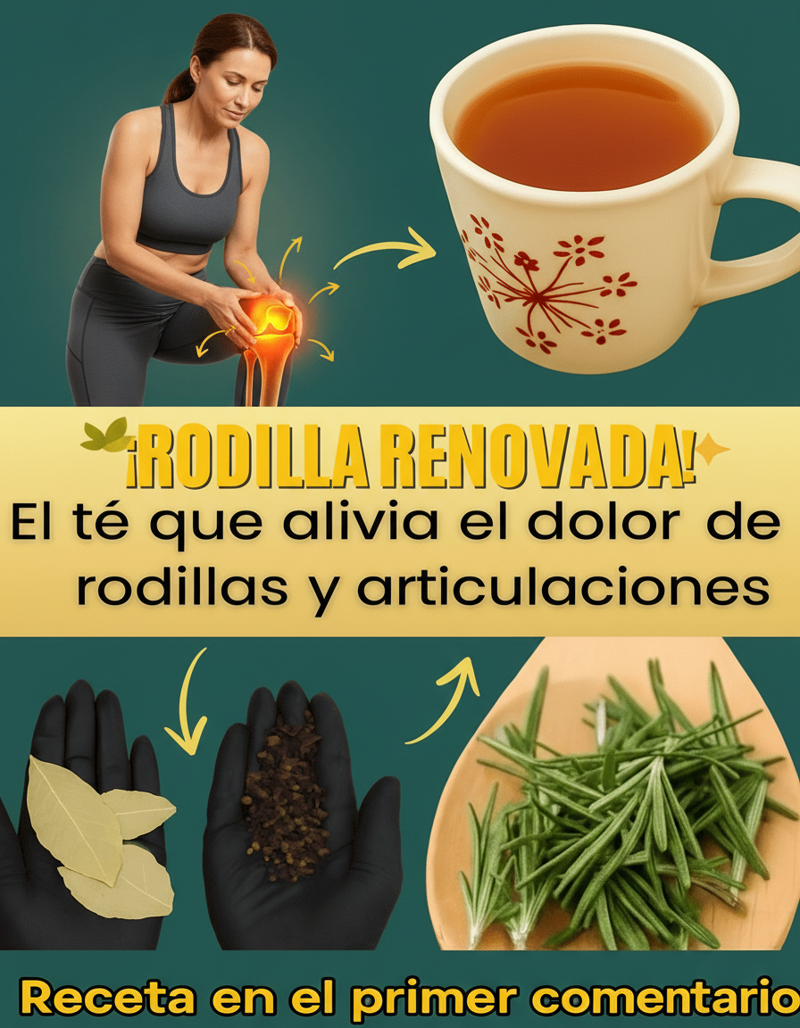 Descubre el Poder Natural: Un Té Revitalizante para Aliviar el Dolor de Rodillas y Articulaciones