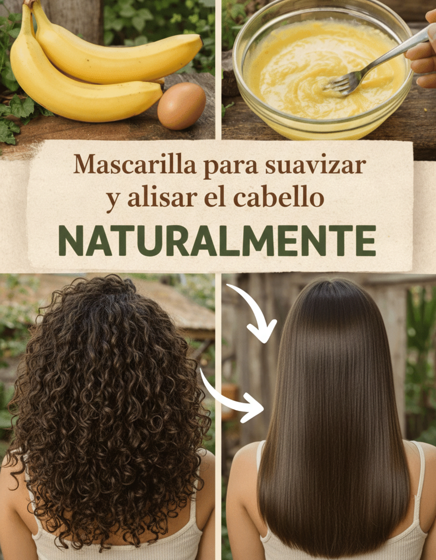 Descubre el Poder del Plátano: Mascarilla Natural para un Cabello Radiante, Suave y Fácil de Peinar