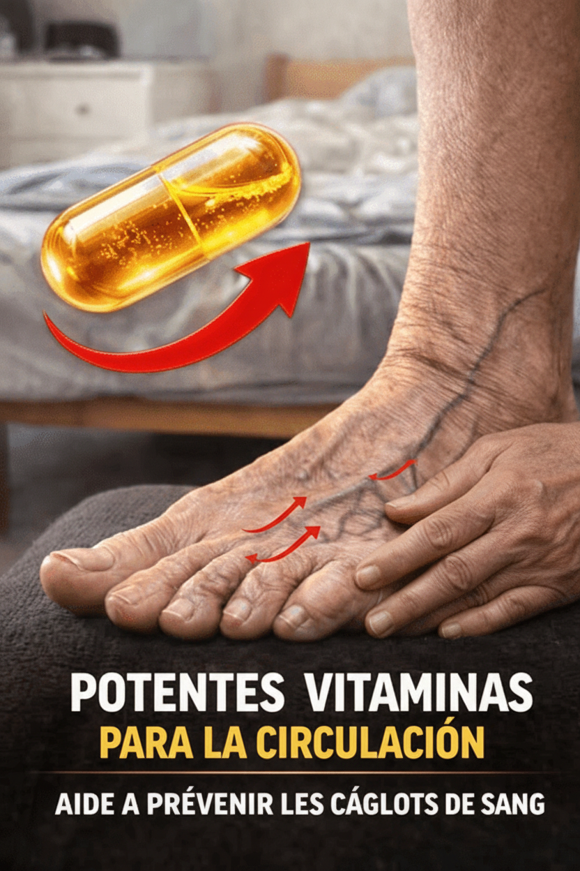 ¡Revitaliza tus Piernas: 4 Vitaminas Esenciales para una Circulación Sanguínea Óptima y un Bienestar Natural!
