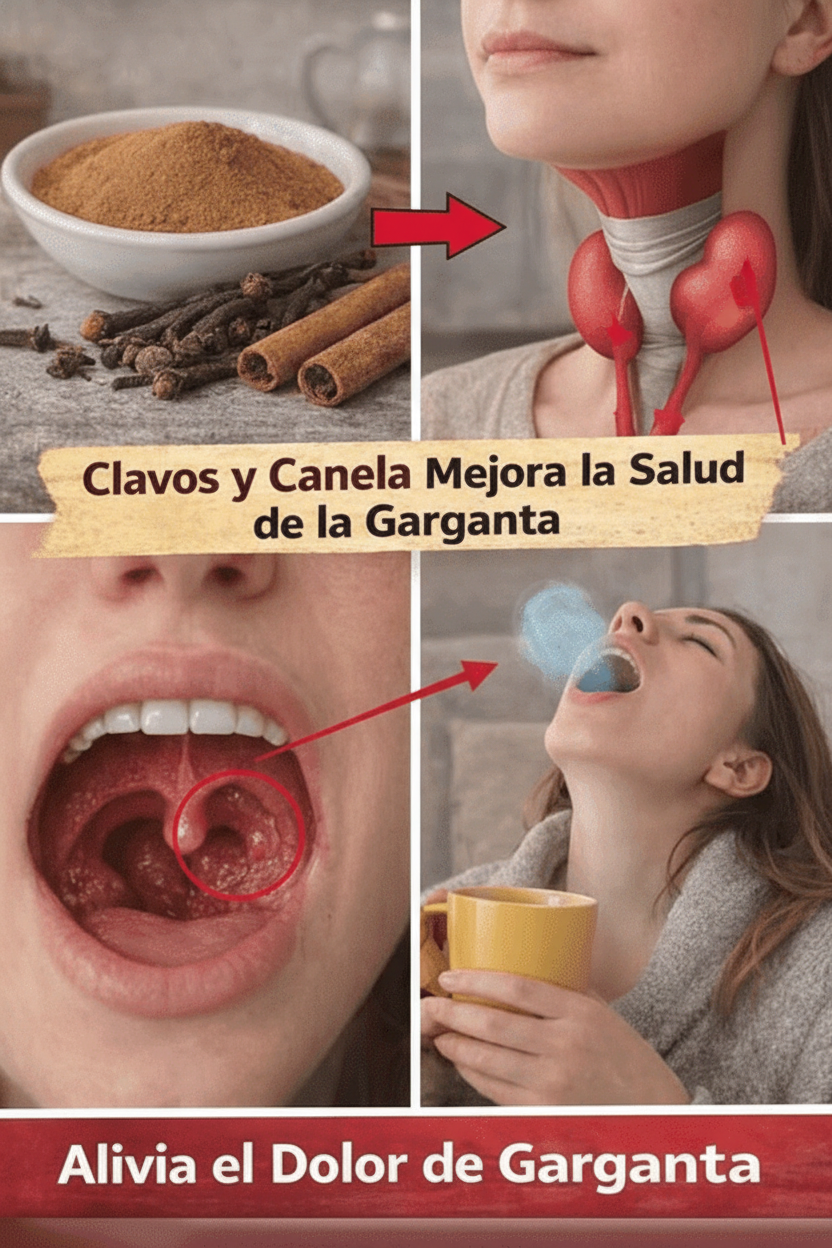 Alivio Natural para la Garganta: Descubre el Poder del Clavo de Olor y la Canela