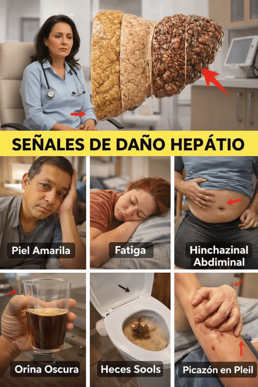 8 Señales Tempranas de Daño Hepático que Nunca Debes Ignorar y Hábitos Diarios Sencillos para Cuidar tu Hígado