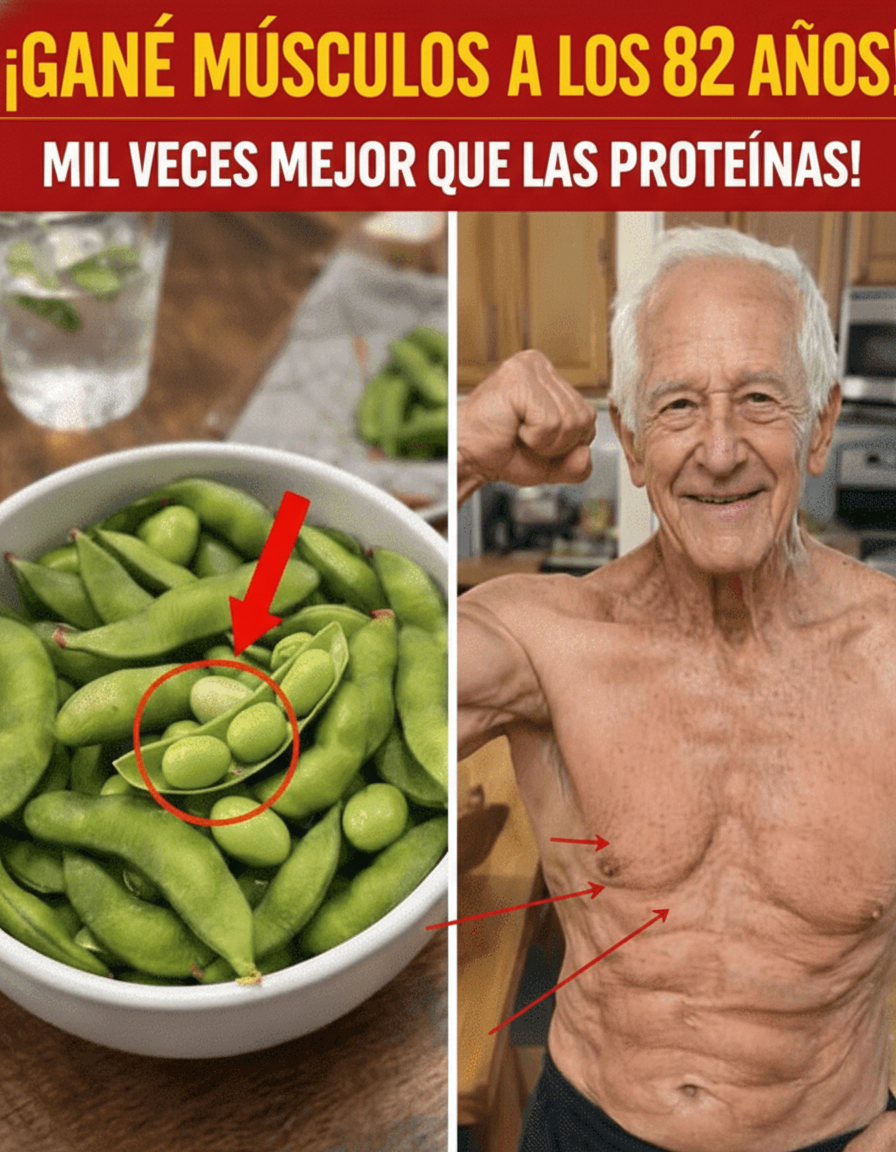 Edamames: Tu Aliado Secreto para Músculos Fuertes Después de los 60 Años