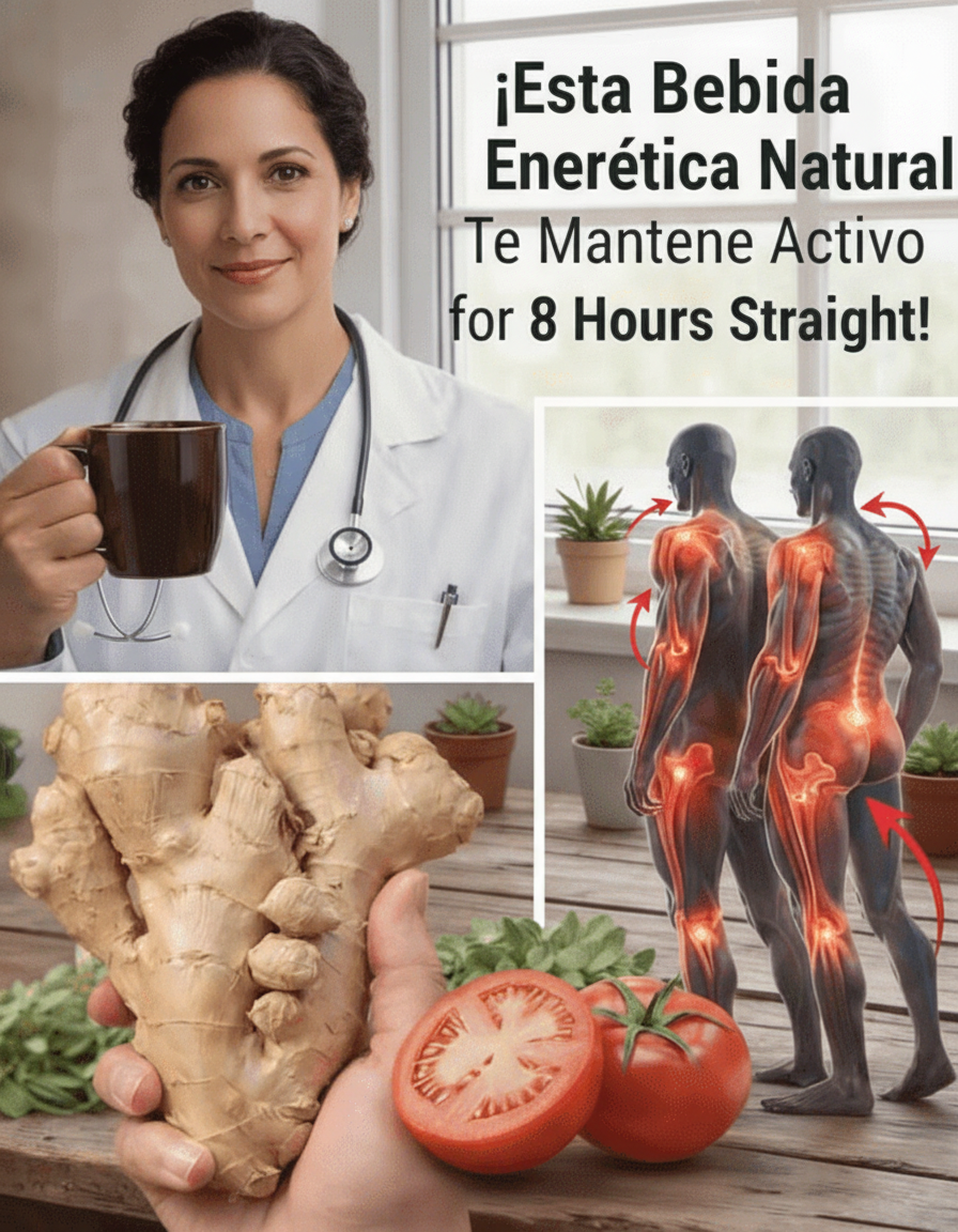 Elixir Energético Natural Casero: Jengibre y Tomate para Combatir el Cansancio y Potenciar tu Vitalidad