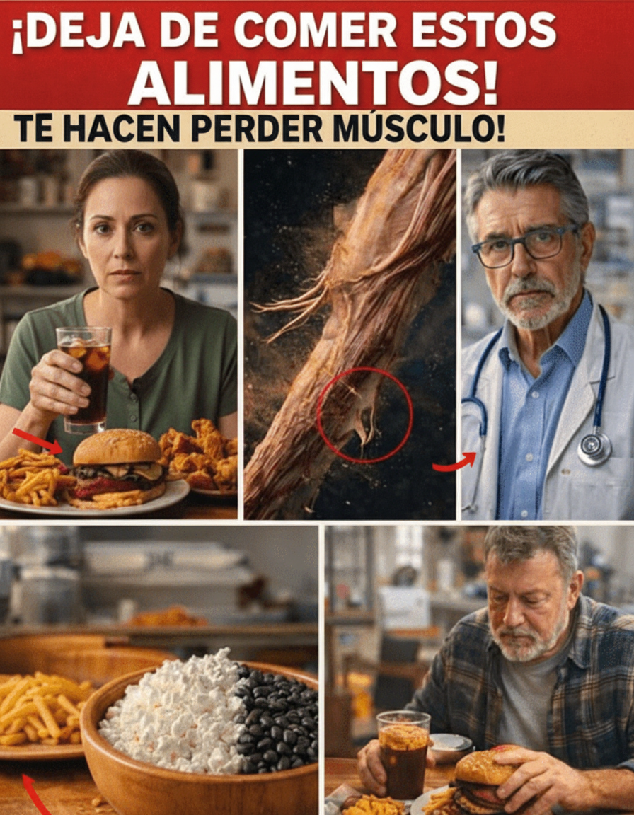 Alimentos a Evitar para Proteger tu Masa Muscular y Potenciar tu Fuerza Diaria