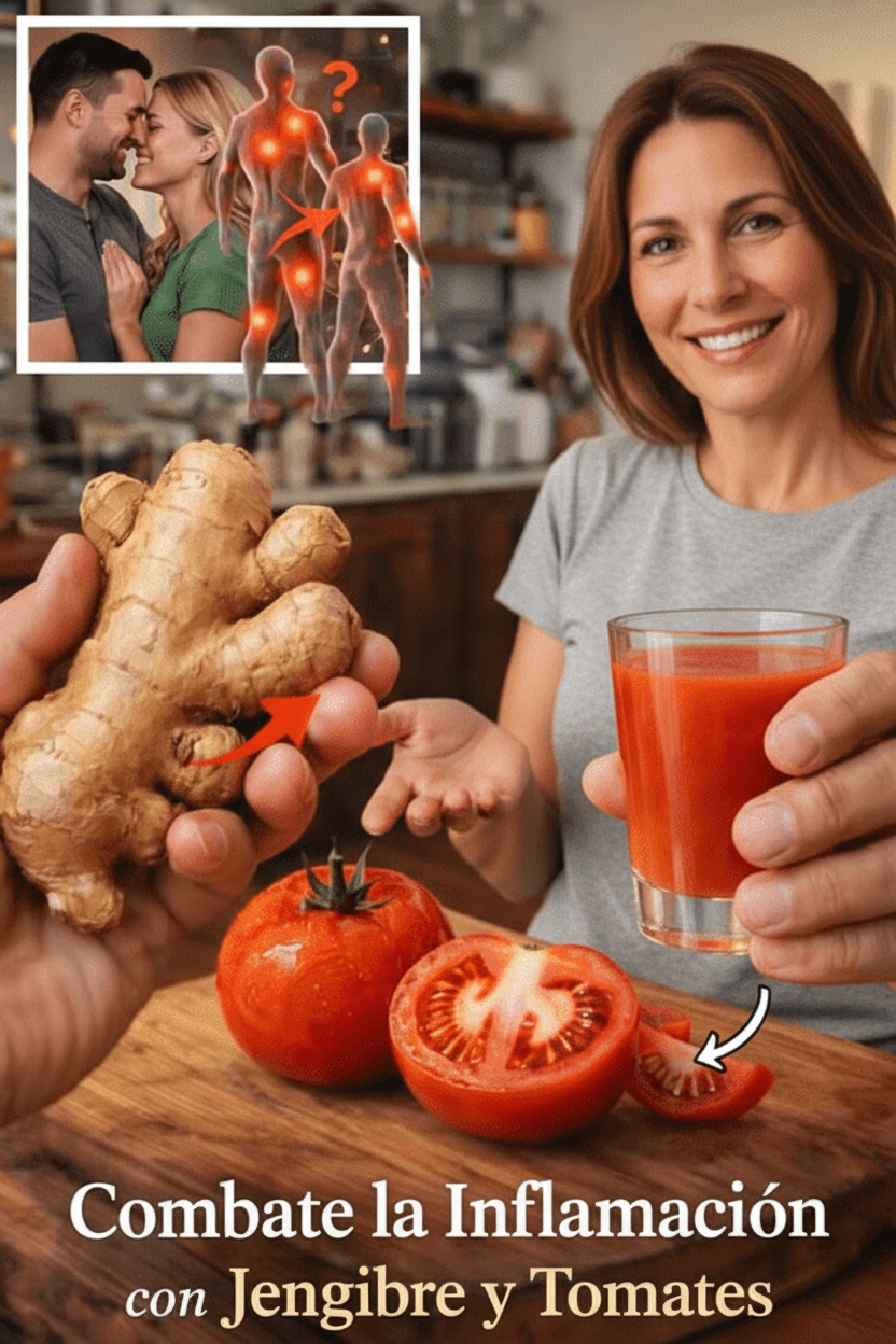 Jengibre y Tomate: La Bebida Casera que Transforma tu Energía y Reduce las Molestias Cotidianas