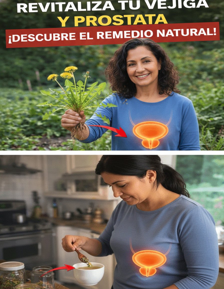 🌿 Receta Herbal para el Bienestar Urinario: Fortalece la Próstata y Limpia la Vejiga Naturalmente en Casa
