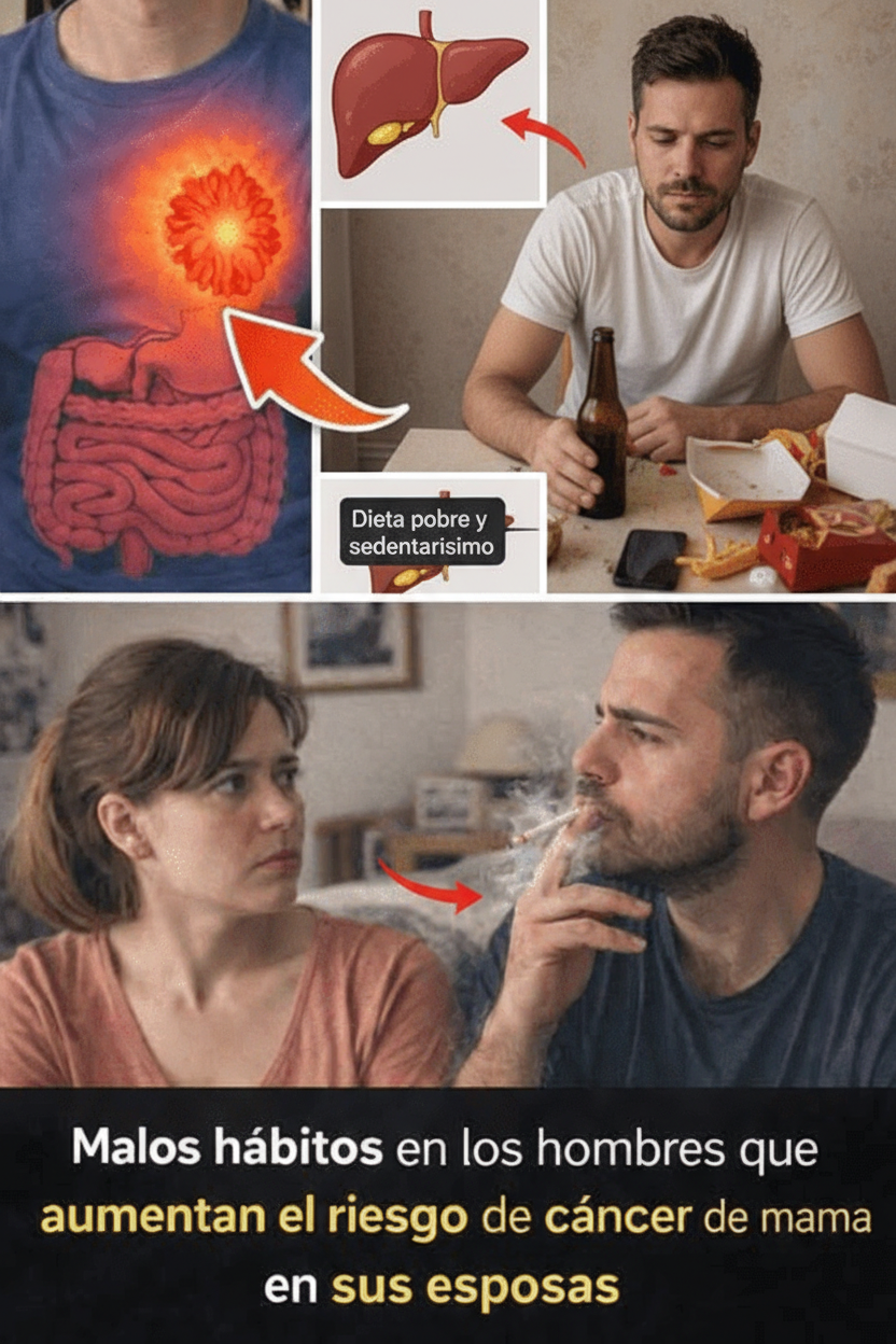 Hábitos masculinos y cáncer de mama: Cómo el estilo de vida de los hombres puede influir en el riesgo de sus parejas