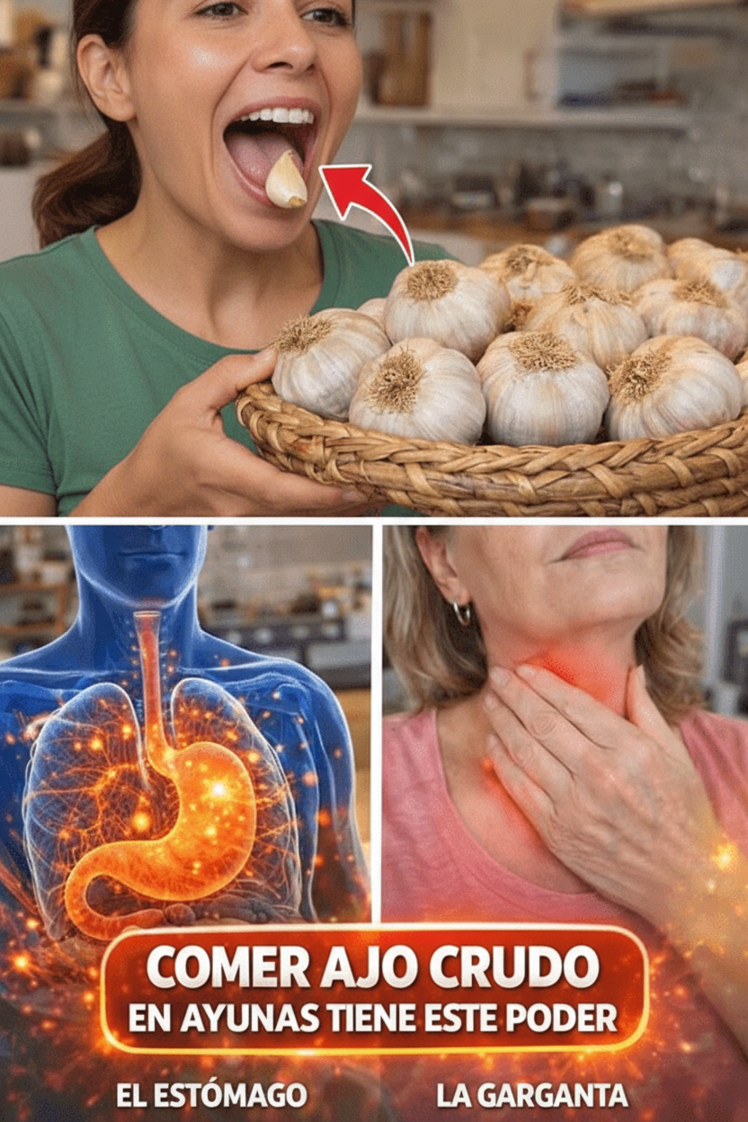 El Secreto del Ajo Crudo en Ayunas: Beneficios Asombrosos para Tu Bienestar Diario