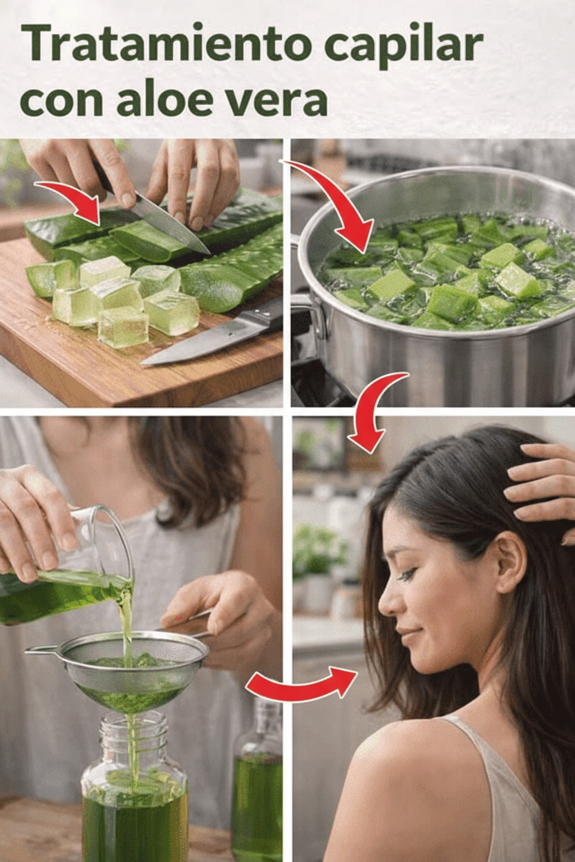 ¿Cómo Preparar un Tratamiento Capilar Casero con Aloe Vera para un Cabello Más Hidratado y Brillante?