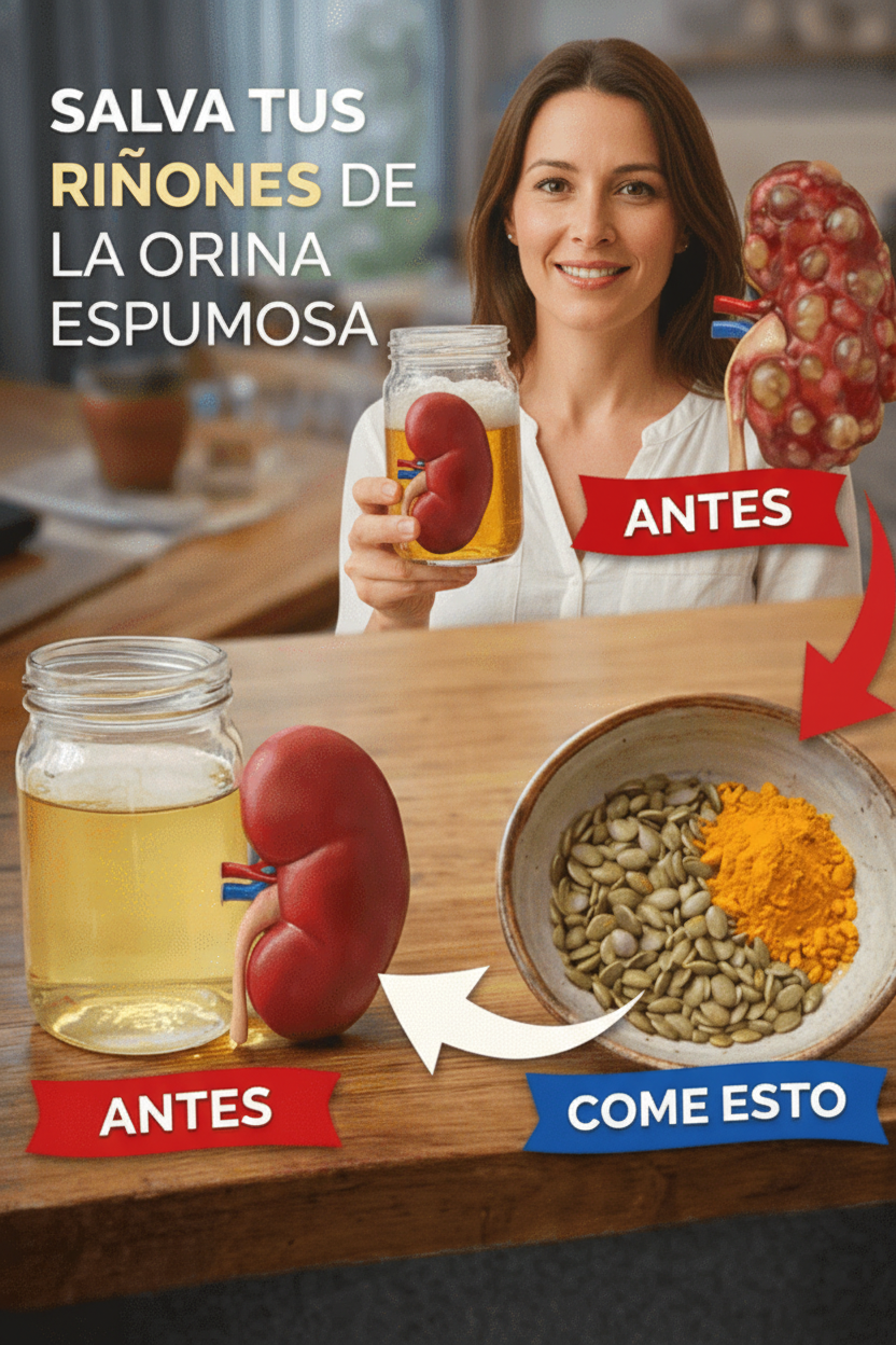 ¿Orina Espumosa: Una Señal de Alerta para Tus Riñones? Hábitos Clave y una Receta Natural para Cuidarlos