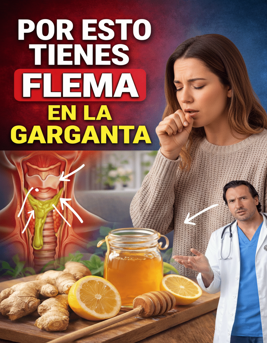 ¿Flema crónica persistente? Podría ser \