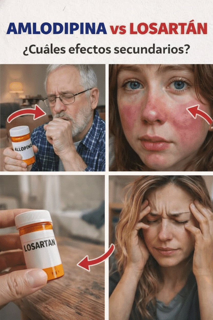 Amlodipina vs Losartán: Efectos Secundarios Comunes y Estrategias Efectivas para Su Manejo