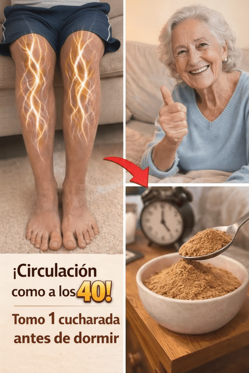 ¿Piernas Cansadas y Pesadas Después de los 40? Conoce el Ritual de Canela Antes de Acostarte