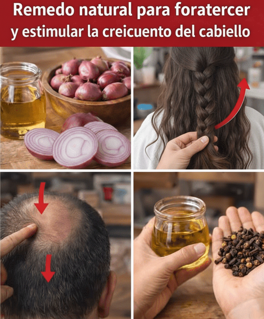 Hábitos Naturales con Cebolla y Aceite: Guía Esencial para Revitalizar y Cuidar el Cabello Fino