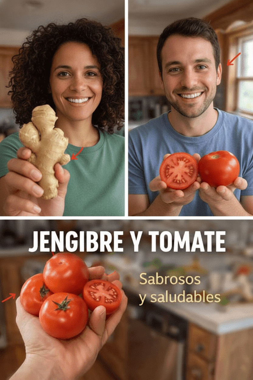 Jengibre y Tomate: La Combinación Perfecta para Elevar el Sabor y el Valor Nutricional de Tus Comidas Diarias