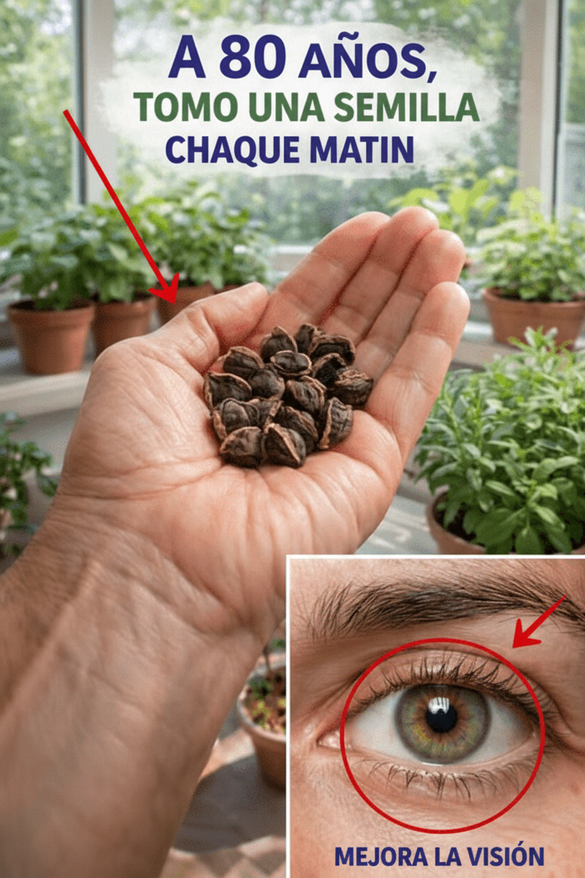 Más allá de los 90: Cómo 3 semillas diarias cada mañana pueden potenciar tu visión y función cerebral de forma natural