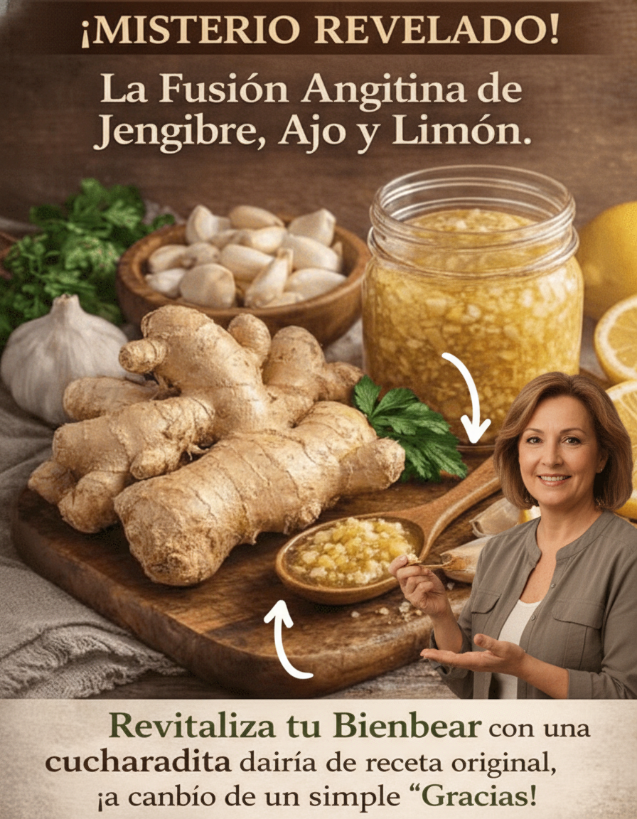 ¡DESVELADO! La Potente Mezcla Ancestral de Jengibre, Ajo, Limón y Cebolla: Un Ritual Diario para Impulsar tu Bienestar