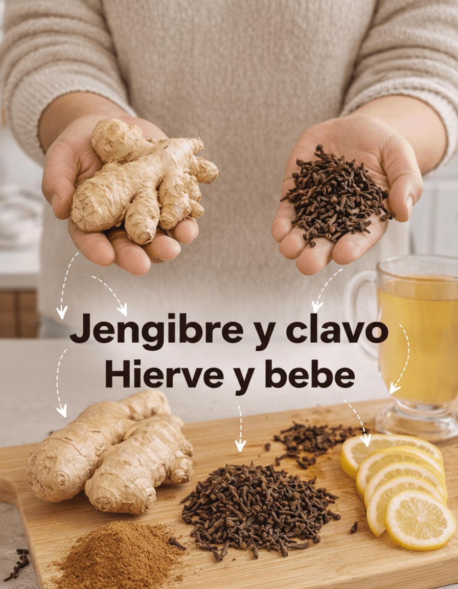 Jengibre y Clavo: La Infusión Reconfortante que tu Cuerpo Agradece para un Bienestar Integral