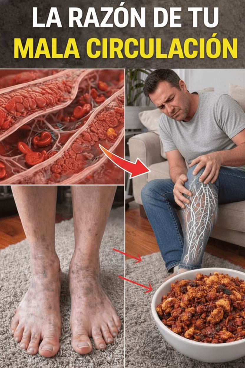 Mejora la Circulación en Piernas y Pies: El Sencillo Hábito Nocturno con Alimentos Naturales para Personas Mayores