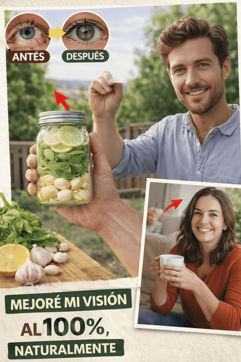 ¿Cómo Cuidar tu Salud Ocular de Forma Natural? Descubre una Poderosa Infusión Casera con Ajo, Limón y Espinacas