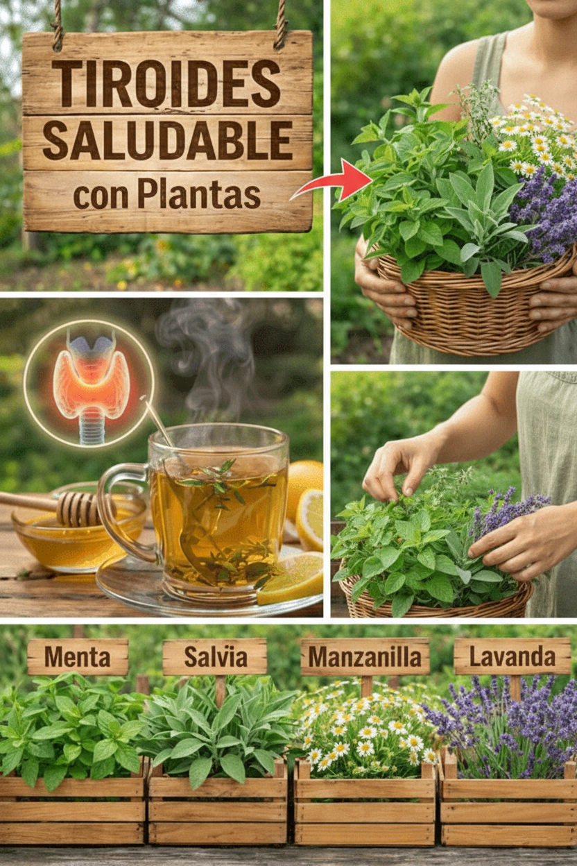 ¡Optimiza Tu Tiroides de Forma Natural! Integra Menta, Salvia, Manzanilla y Lavanda en Tu Rutina Diaria