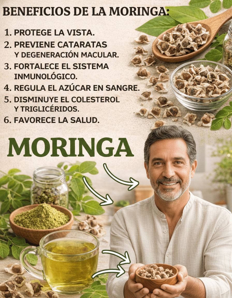Moringa y la Salud Ocular: Un Aliado Natural para el Cuidado de tus Ojos con el Paso del Tiempo