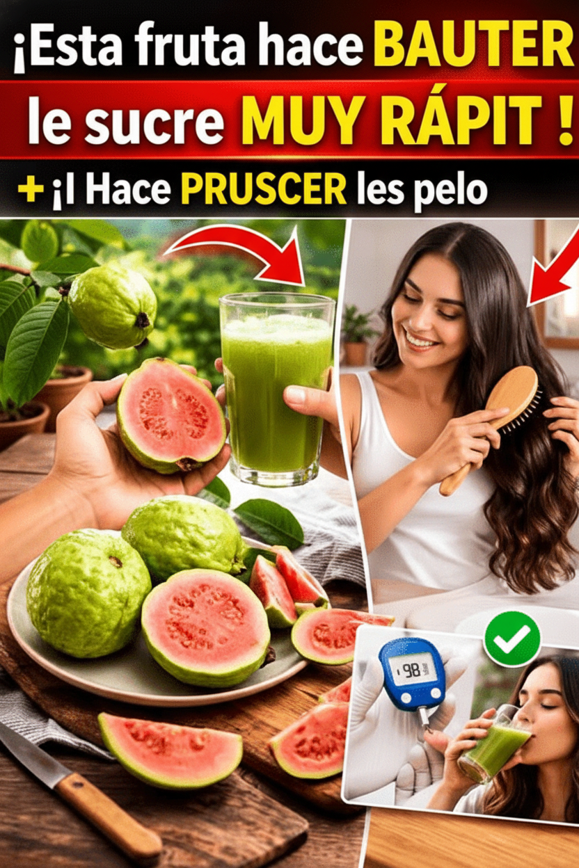 Guayaba: El Secreto Natural para Estabilizar tus Niveles de Azúcar y Revitalizar la Salud de tu Cabello