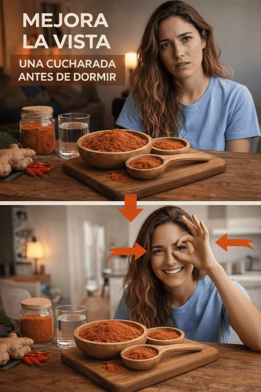 El Secreto Ancestral para la Salud Ocular: Una Cucharada de Especias Naturales Antes de Dormir
