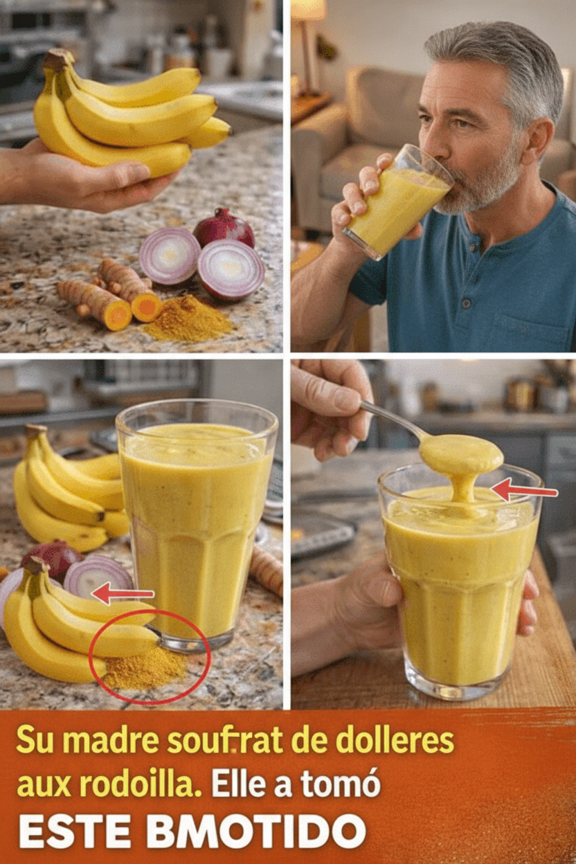 ¡Batido de Cúrcuma: Tu Aliado Diario para unas Articulaciones Más Cómodas y Flexibles!