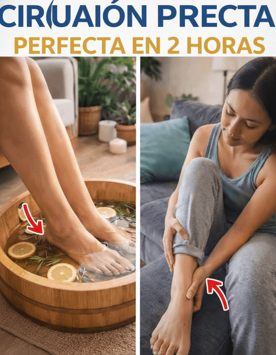 Revitaliza Tus Piernas: El Secreto Simple del Remojo con Agua Tibia y Limón para Mejorar la Circulación