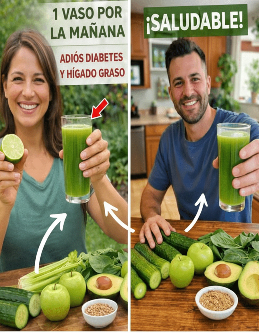 El Secreto Verde Matutino: Jugo de Apio, Pepino y Espinaca para Revitalizar tu Bienestar Cada Día