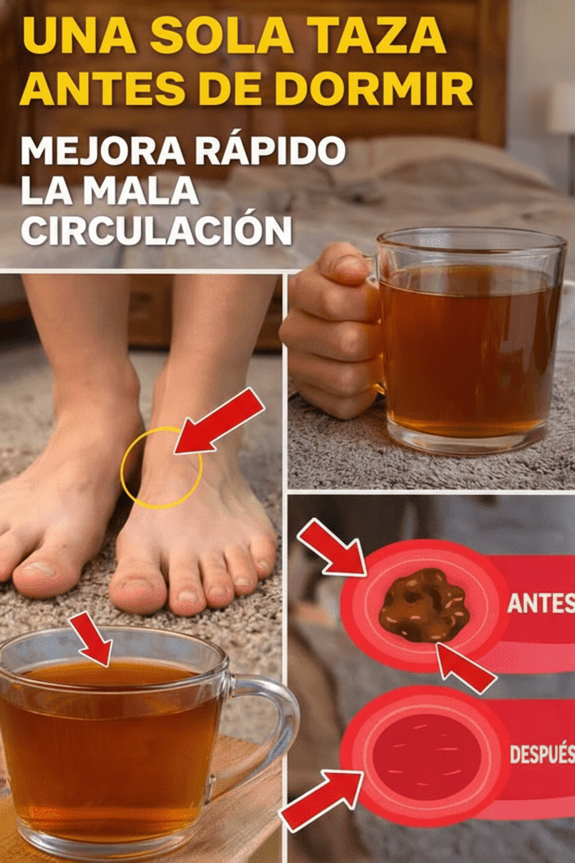 Revitaliza Tus Piernas: Prepara una Infusión Natural para Apoyar la Circulación Sanguínea y Mejorar Tu Descanso Nocturno