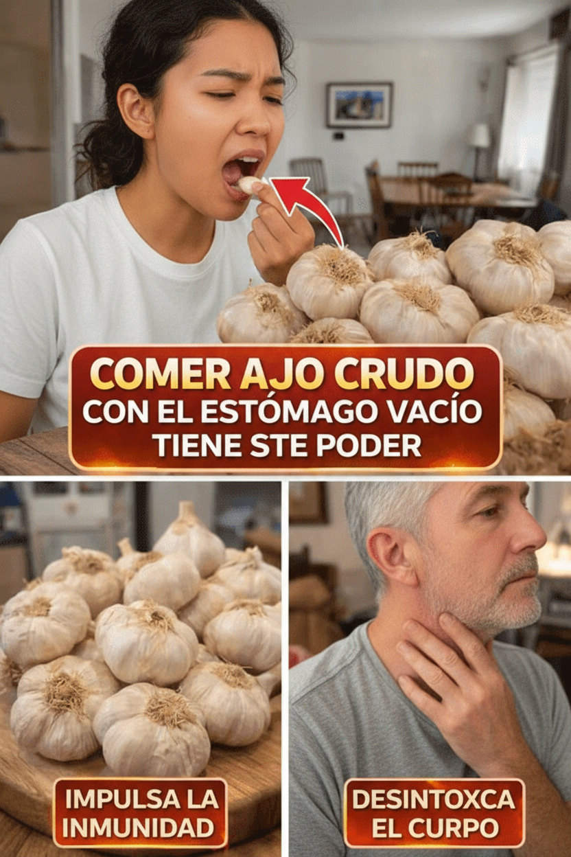 Ajo Crudo en Ayunas: Un Aliado Natural para tu Salud. Explorando sus Beneficios Científicamente Comprobados
