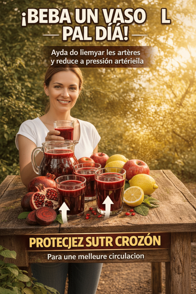 Jugo de Remolacha y Limón: Un Impulso Natural para tu Salud Cardiovascular y la Circulación Diaria