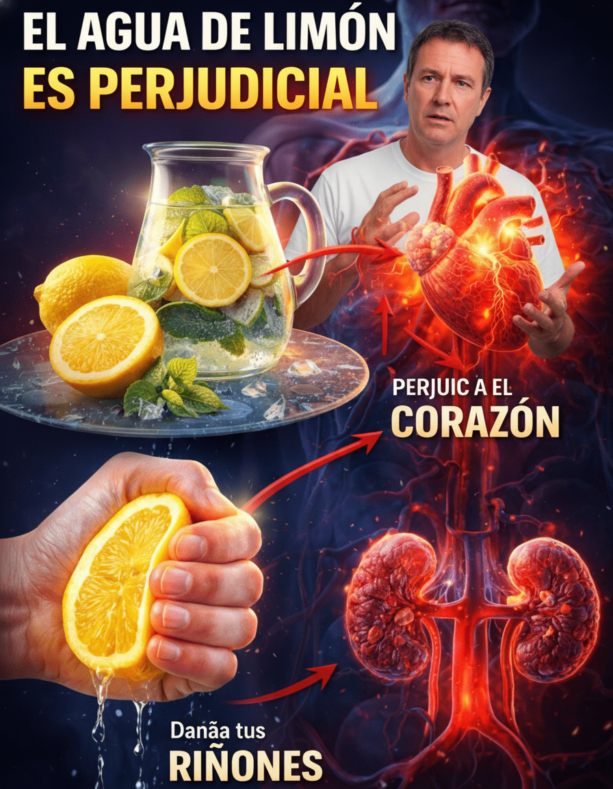 Agua con Limón en la Tercera Edad: 4 Equivocaciones Frecuentes que Podrían Comprometer Tu Salud
