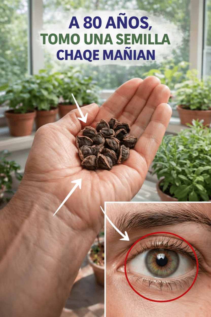Incluso a los 90 años: Descubre cómo 3 semillas diarias pueden impulsar tu visión y función cerebral de forma natural