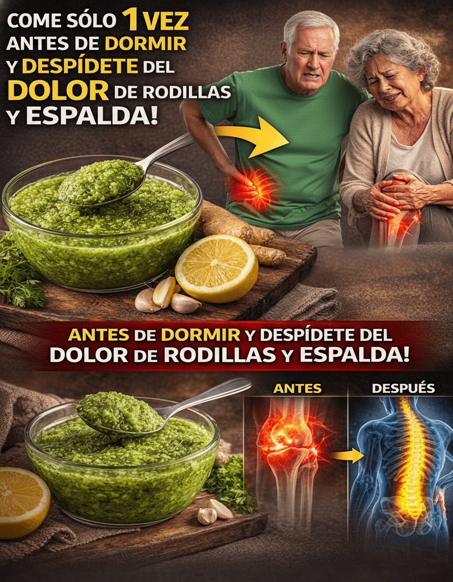 Descubre la Bebida Verde Nocturna que Puede Transformar el Bienestar de tus Rodillas