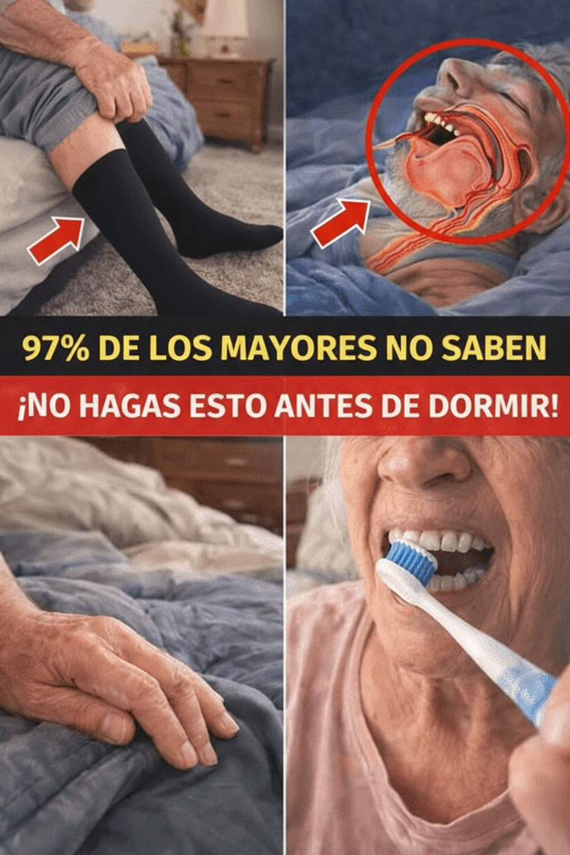 ¿Un Error Común Antes de Dormir Podría Estar Afectando Tu Salud en la Tercera Edad? Descúbrelo Ahora
