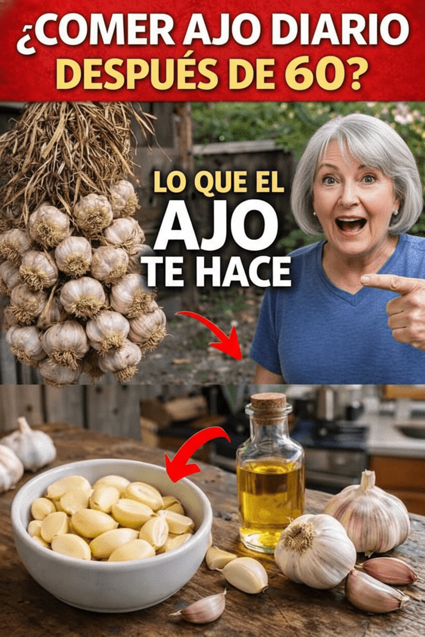 Ajo en Tu Dieta Diaria Después de los 60: Un Aliado Natural para Tu Bienestar