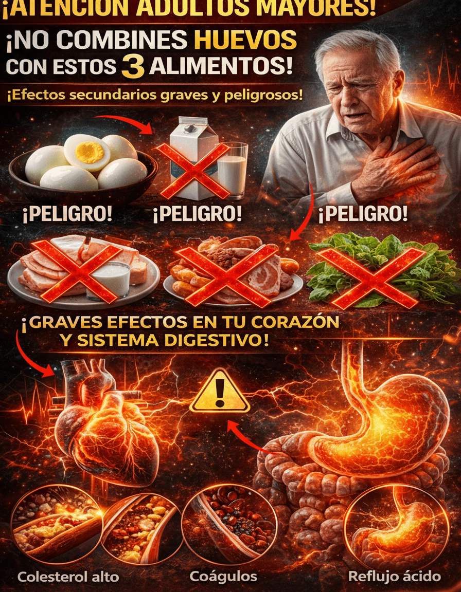 Huevos después de los 60: 3 Combinaciones Comunes que Podrían Robarte Energía y Nutrientes (y Alternativas Inteligentes)